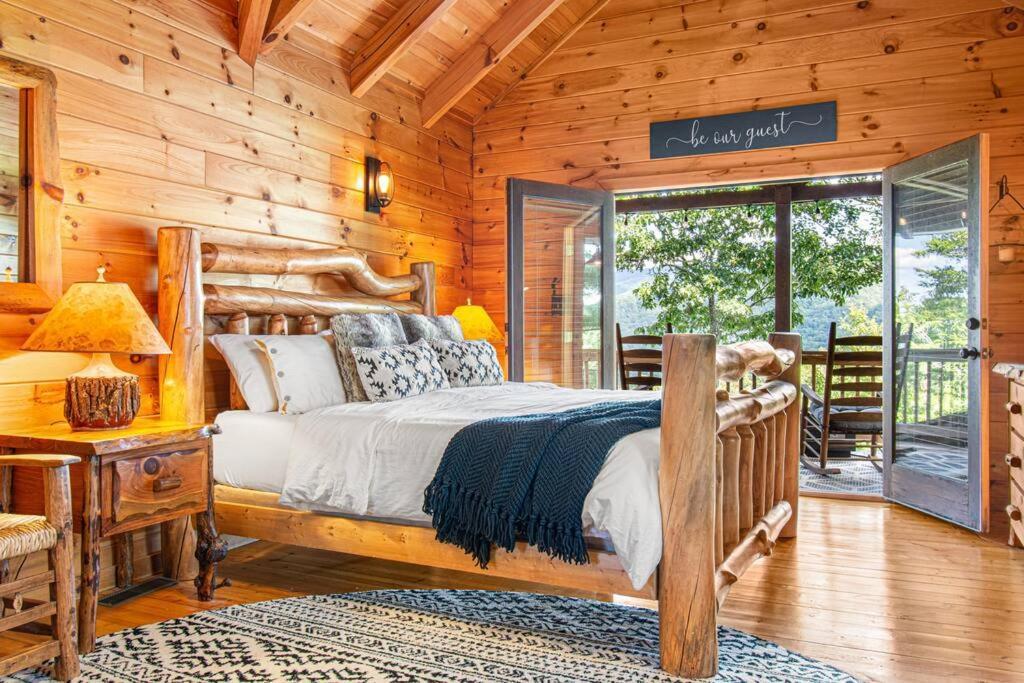 Cherry Log Summit Cabin By Bk Stays - Family Friendly - Playground - Game Room - Jacuzzi - Amazing Mountain Views Exterior foto